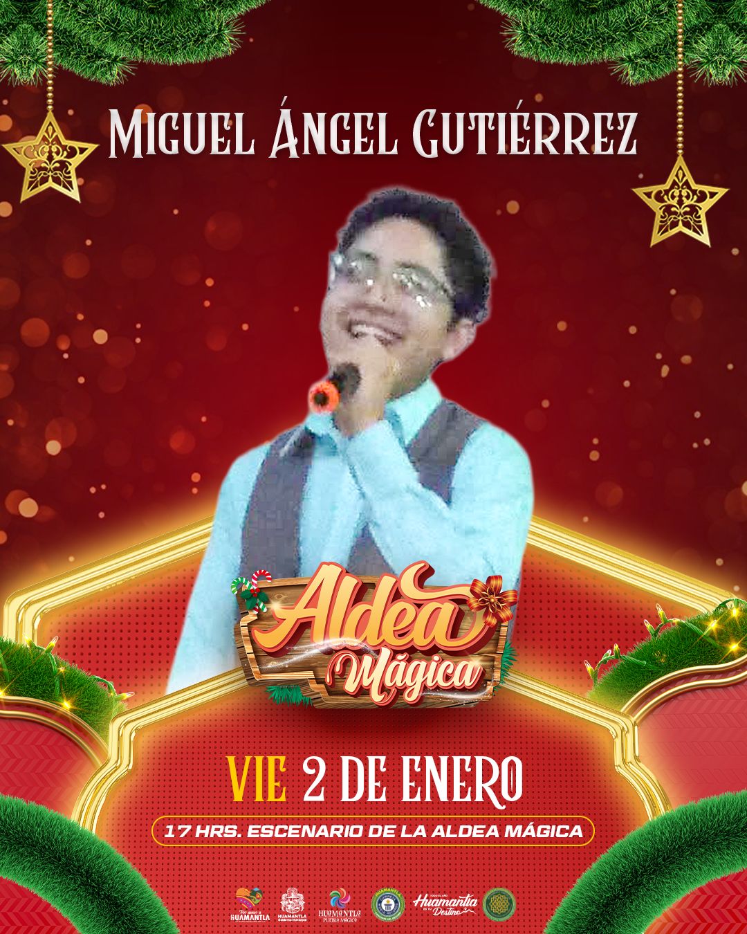 Huamantla inicia el 2026 con música, arte y alegría en la Aldea Mágica